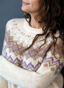 Jersey Fantasia Beige Mujer