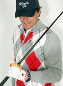 Jersey Rombos Cuello Cremallera Hombre