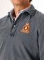 Polo Rugby Azul Tinte Hombre