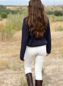 Jersey Azul Marino Oversize Mujer