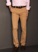 Nougat-Chinohose für Herren
