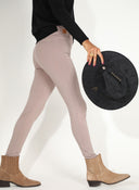 Legging Crema Punto Mujer