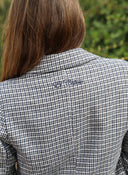 Americana Cuadros Azul Mujer