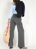Pantalón Palazzo Gris Marengo Mujer