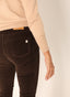 Pantalón Marrón Micro Pana Mujer