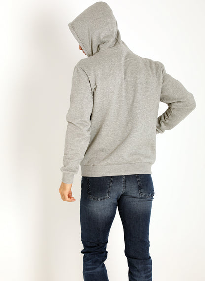 Men's Gray Hooded Sweatshirt