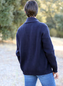 Chaqueta Azul Marino Cuello Smoking Hombre
