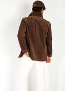 Chaqueta/Sahariana Pana Marrón Hombre