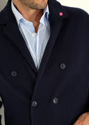 Chaqueta Azul Smoking Algodón Hombre