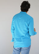 Polera Cuello Mao Turquesa Shibuya Hombre