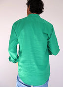 Polera Cuello Mao Verde Esmeralda Shibuya Hombre