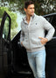 Chaqueta Hombre Cremallera Gris