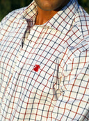 Men's Blue Oxford Polka Dot Shirt