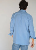 Guayabera Azul Denim Shibuya Hombre