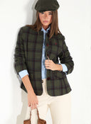 Chaqueta Cuadros Tartán Mujer