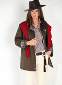 Parka Encerada Marrón Mujer