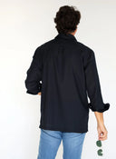 Marineblaue Guayabera für Herren