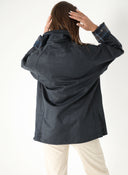 Parka Encerada Azul Mujer
