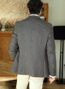 Americana Tweed Marrón Hombre