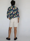 Bermudas Goma y Cordón Camel Hombre