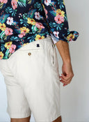 Bermudas Goma y Cordón Camel Hombre