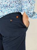 Bermudas Azul Marino España Algodón Hombre