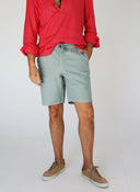 Bermudas Goma y Cordón Verde Agua Hombre