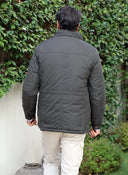 Parka Verde Kaki Con Chaleco Hombre