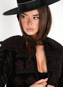 Chaquetilla  Azabache y  Tabaco Mujer - Edición Limitada