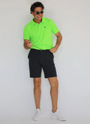 Bermudas Azul Cordón Tejido Técnico Hombre