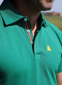 Polo Verde España Tejido Técnico Hombre