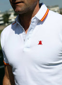 Polo Blanco España Clásico Hombre