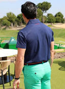 Polo Azul España Tejido Técnico Hombre