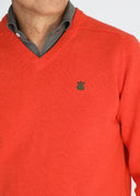 Jersey Lambswool Teja Pico Hombre