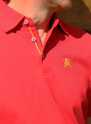 Polo Rojo España Tejido Técnico Hombre
