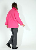 Parka Rosa Capote Mujer