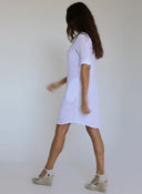 Vestido Lino Blanco Mujer