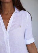 Vestido Lino Blanco Mujer