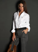 Camisa Blanca Doble Chorrera Mujer