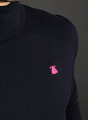 Jersey Cuello Alto Azul Hombre