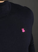 Jersey Cuello Alto Azul Hombre