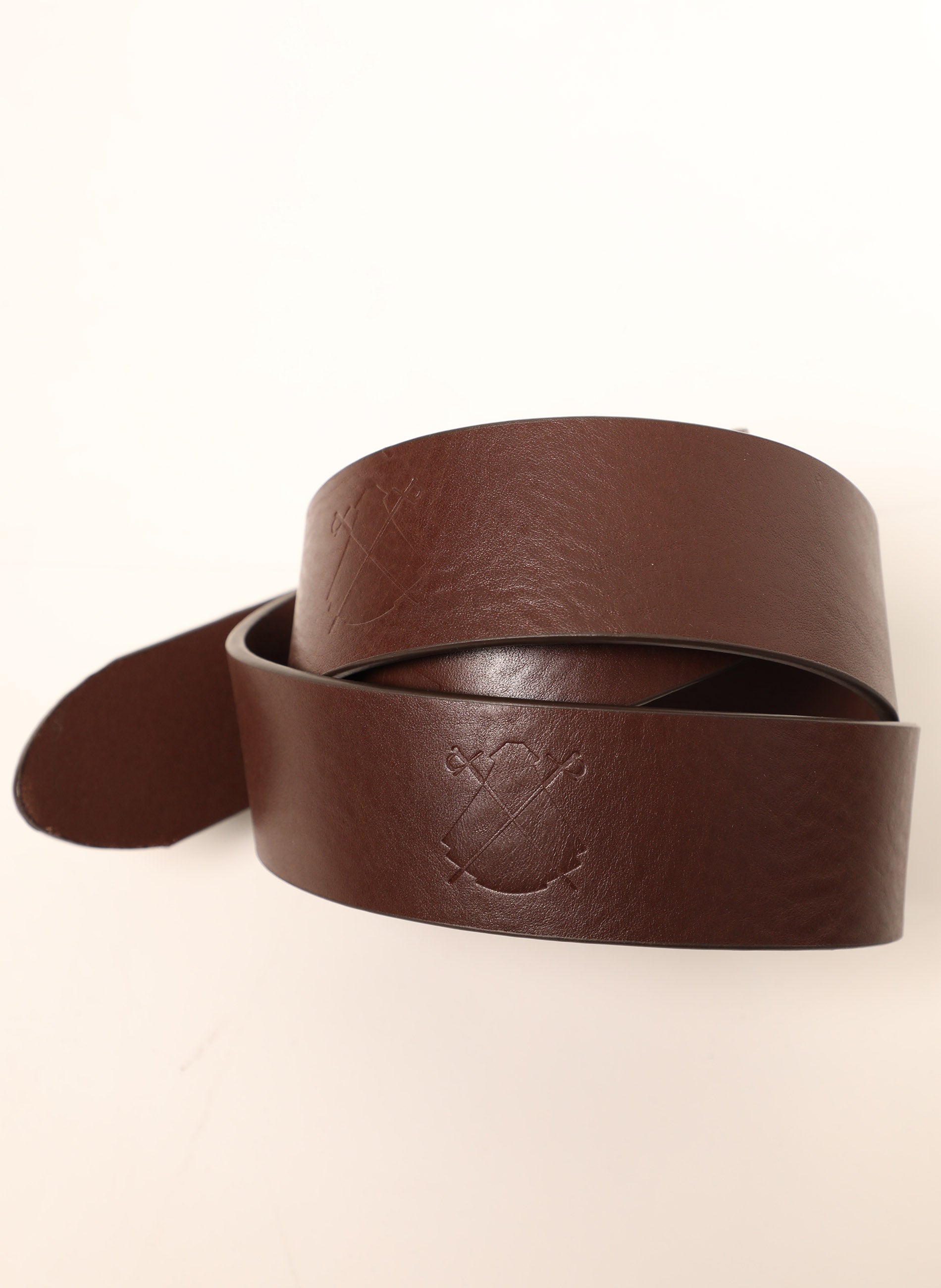 Brown Cowhide Belt