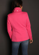 Americana Rosa Capote Mujer