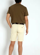 Bermudas Amarilla Claro Algodón Hombre