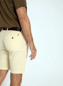 Bermudas Amarilla Claro Algodón Hombre