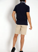 Polo Marino Reverso Cuello Rayas Hombre