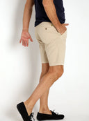 Bermudas Beige Algodón Hombre