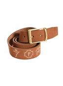 Cinturón Serraje Camel Hierros Toreros