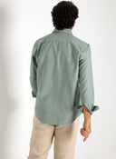 Camisa Verde Aloe Nido de Abeja Hombre