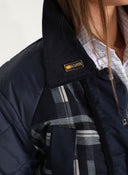 Chaqueta Azul Acolchada Campo Mujer